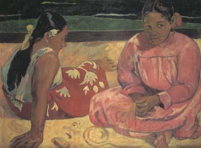 Paul Gauguin Tahitian Women on the beach (mk07)